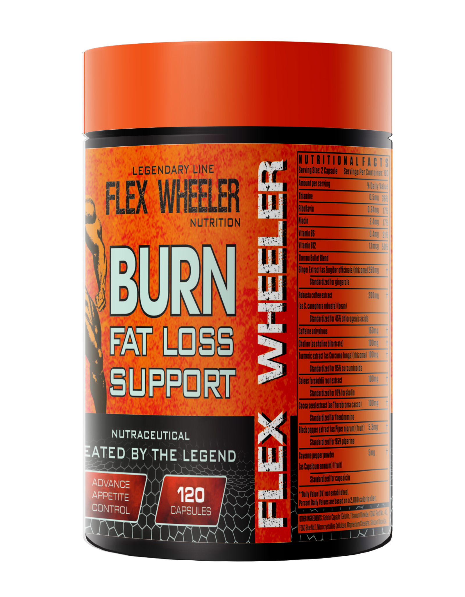 BURN FAT LOSS SUPPORT 120 CAPSULES