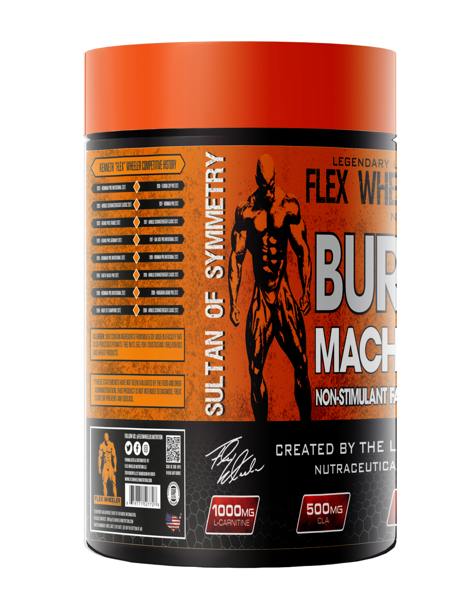 BURN MACHINE NON-STIMULANT FAT BURNER