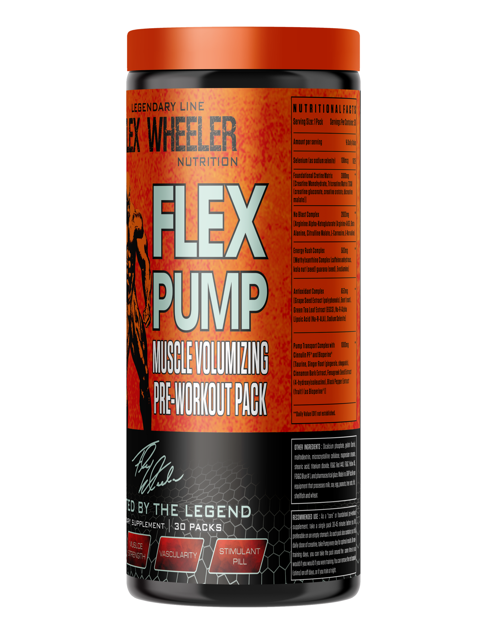 FLEX PUMP MUSCLE VOLUMZING PREWORKOUT PACK